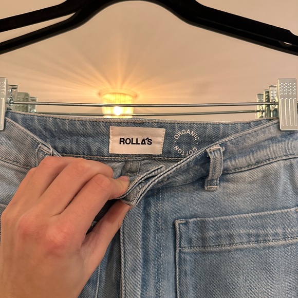 ROLLAS Light Blue Women's Jeans - Picture 3 of 5